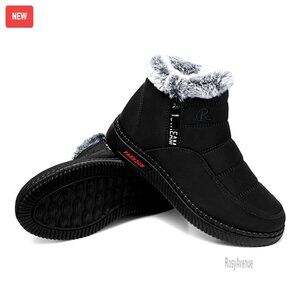 Waterproof Winter Ankle Boots, Fur Lined, Non-Slip, Size 5-11